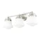 Z-Lite Vaughn Vanity, 3-Light, 7.75 In.W x 22.5 In.L x 9.5 In.H, Brushed Nickel/Matte Opal 735-3V-BN - alternate 6